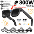 Revolutionary 2026 Smart Glasses with HD Photo and Video, AI Translation, Bluetooth Connectivity, and Touch Control for Effortless Communication and Entertainment